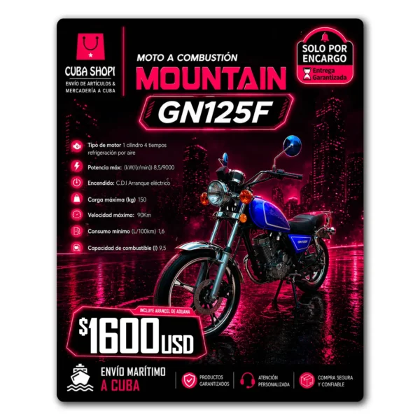 Moto A Combustión MOUNTAIN GN125F