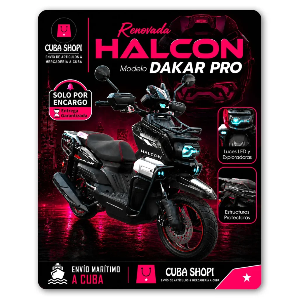 Moto A Combustión HALCON Dakar Pro 150 CC
