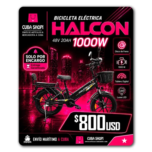 Bicicleta Eléctrica HALCON 48V20AH
