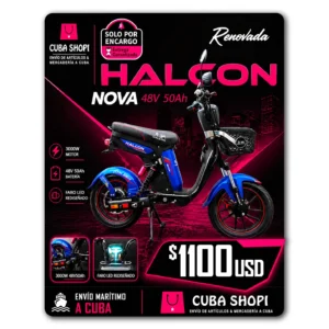 Bicimoto Eléctrica HALCON Nova 48V50AH