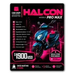 Moto Eléctrica HALCON Pro Max 72V 55AH