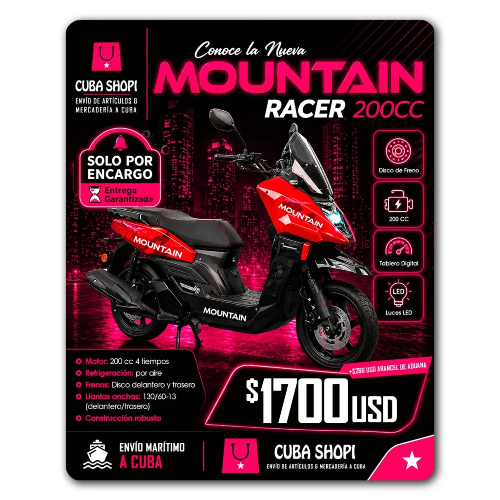 Moto A Combustión MOUNTAIN Racer 200 CC