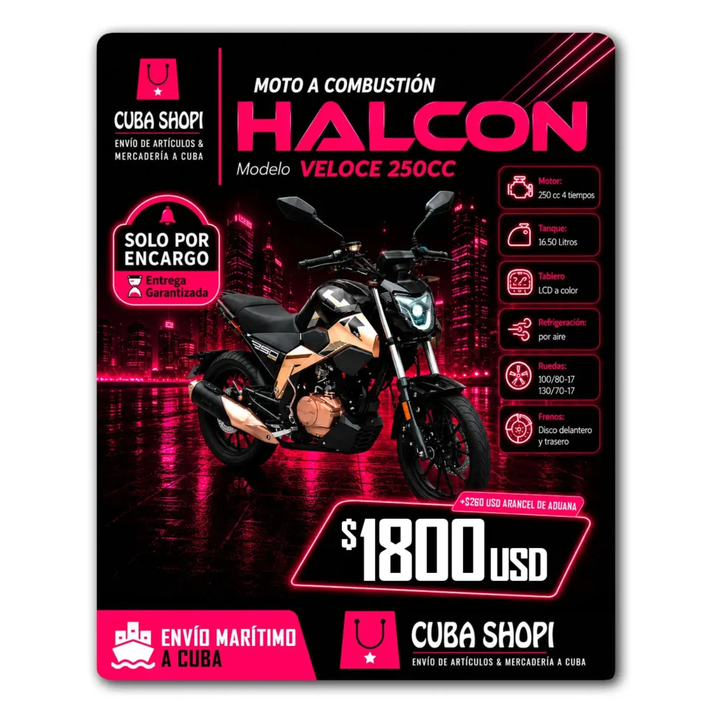 Moto A Combustión HALCON Veloce 250 CC