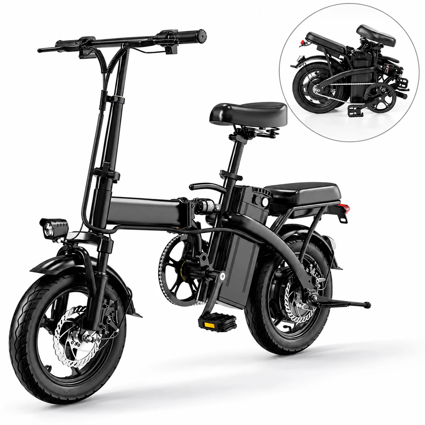 Bicicleta Eléctrica Plegable 48V 10.4AH - Imagen 2