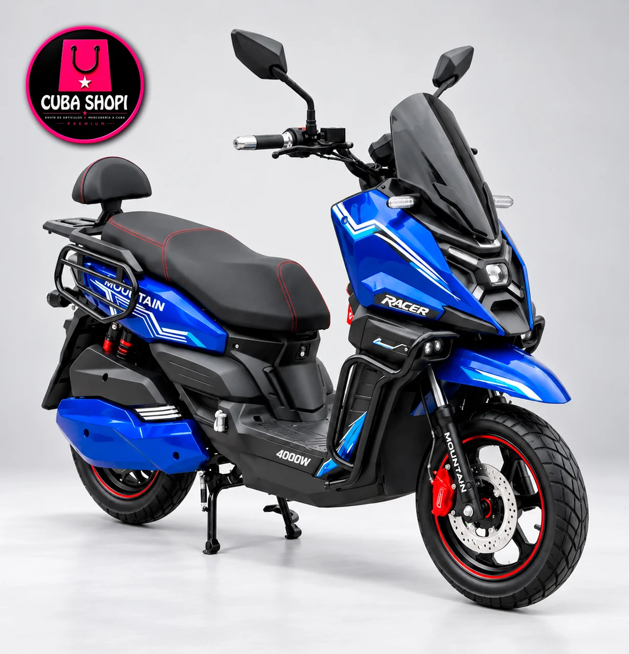 Moto Eléctrica MOUNTAIN Racer 72V70AH - Imagen 3